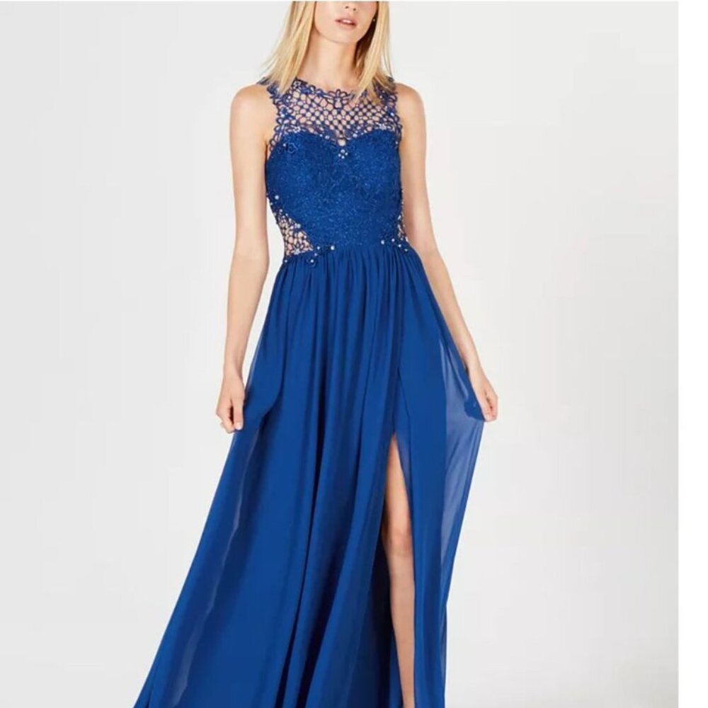 City Studio Royal Blue Party Dress